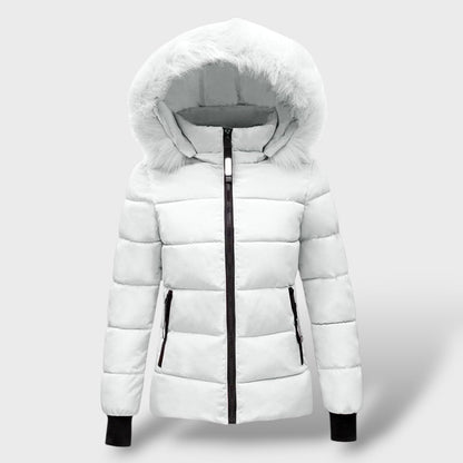 Casaco Acolchoado de Inverno com Capuz