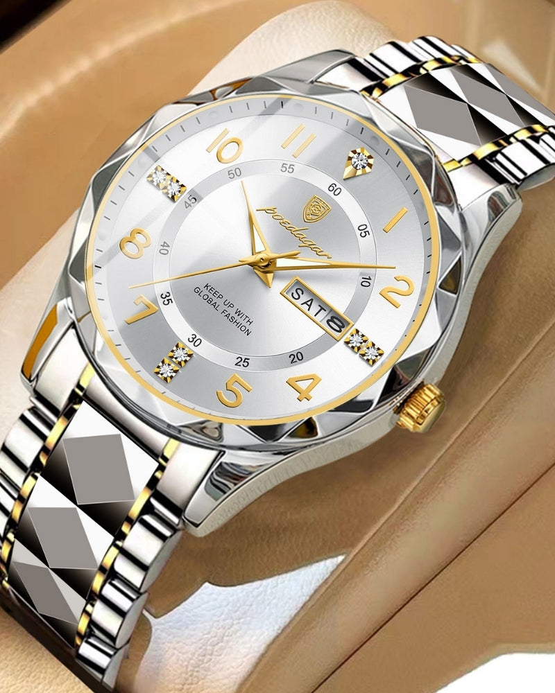 Milano | Reloj Bicolor de Acero en marfil | Luna Bellucci