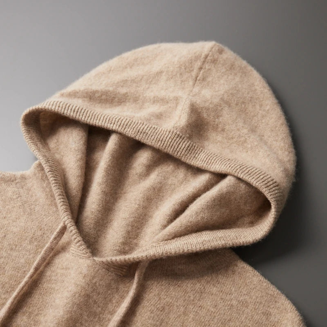 Sudadera con Capucha de Lana Merino Glacier