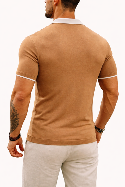 Polo Alabaster de Botones Completos