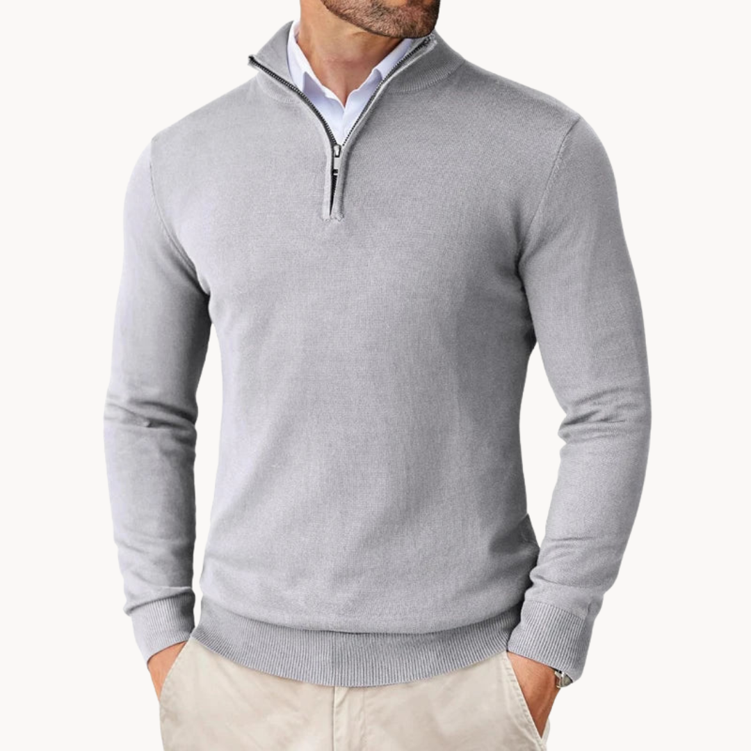 Suéter Alden con Cuello y Cremallera