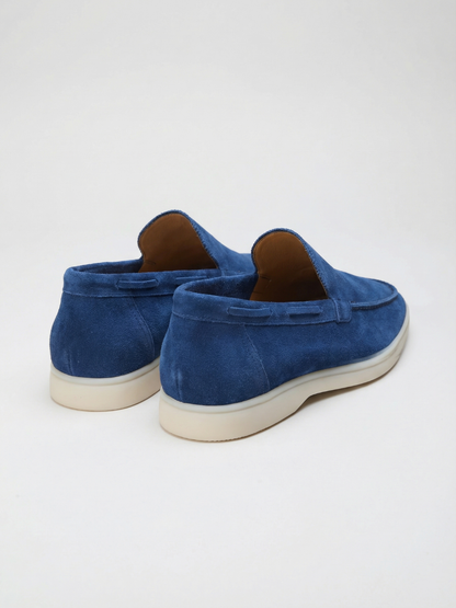 Mocasines de Ante Premium Ultramarino | Luna Bellucci