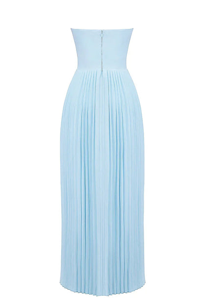 Aurora – Pleated Sculpt Maxi Dress