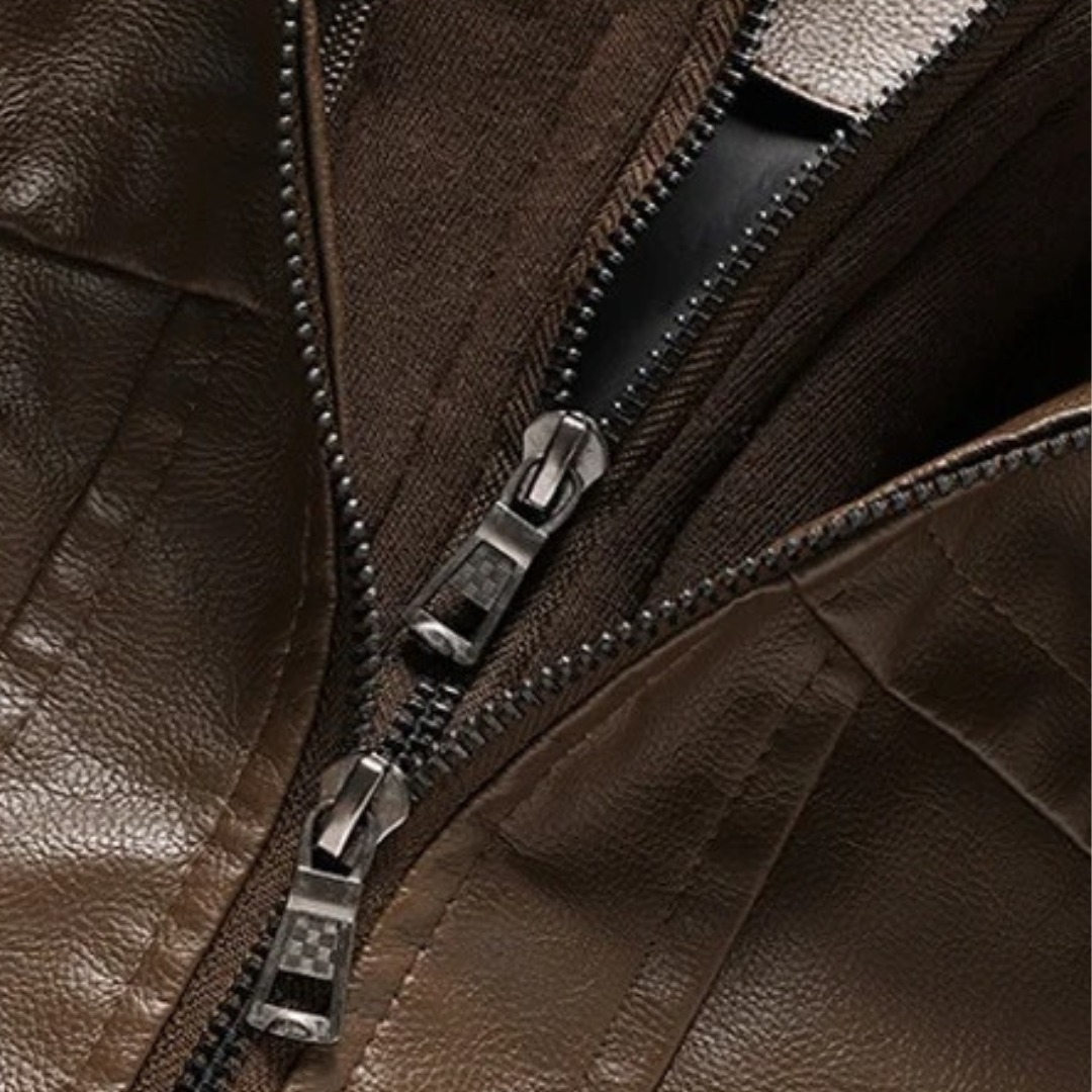 Chaqueta de cuero Knight