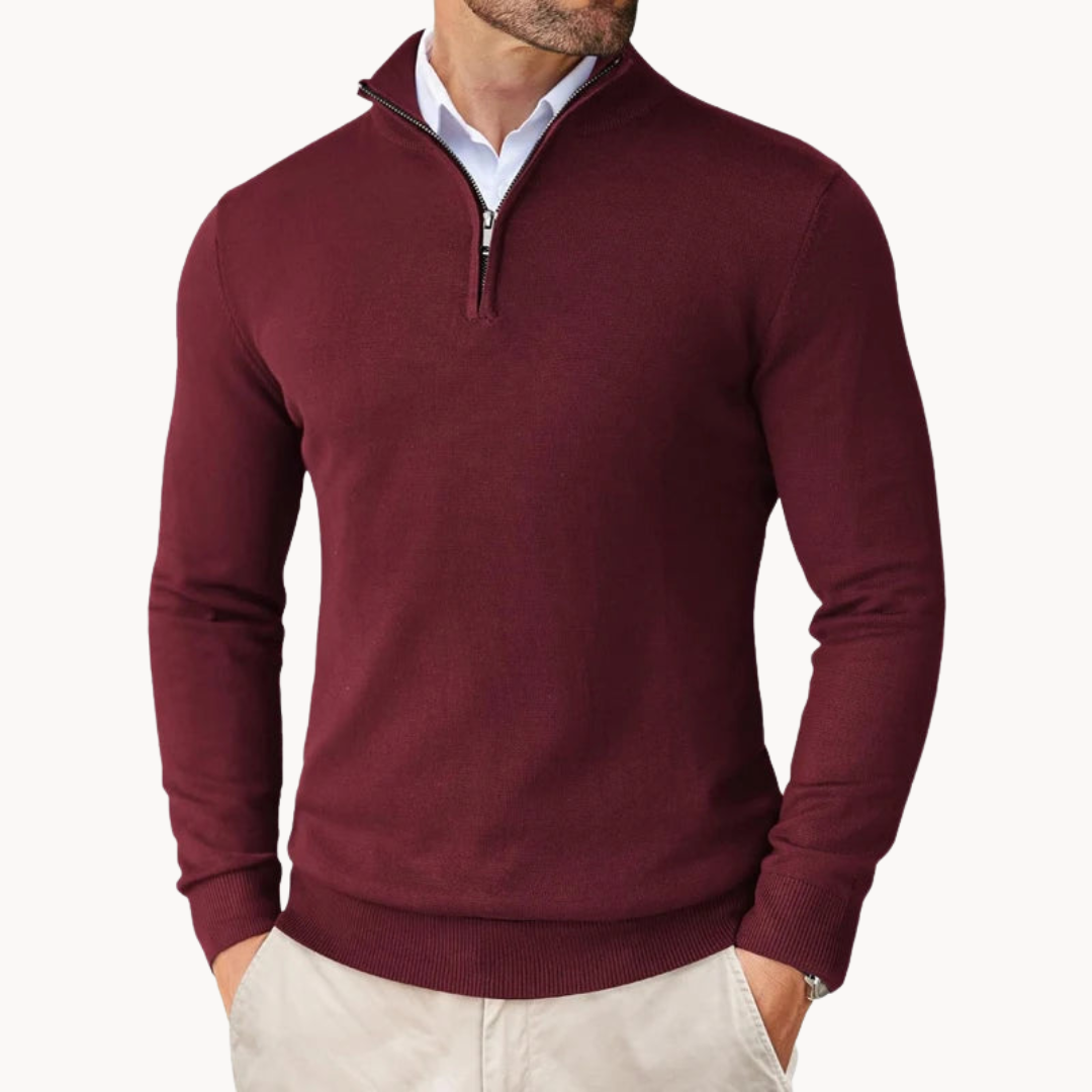 Suéter Alden con Cuello y Cremallera