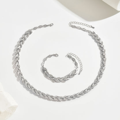 Set de joyas espiga de cristal