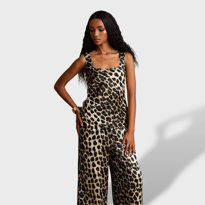 Clara | Pijama pierna ancha mujer