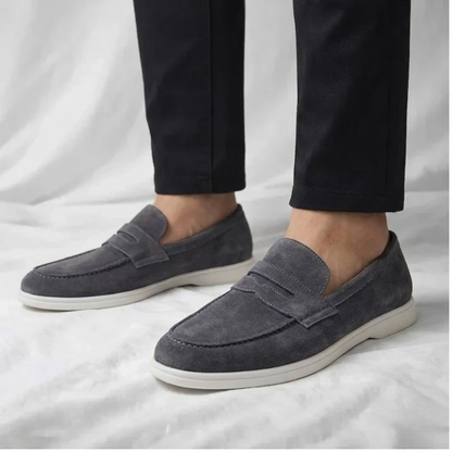 Florence – Mocasines de Ante para hombre en color Marrón