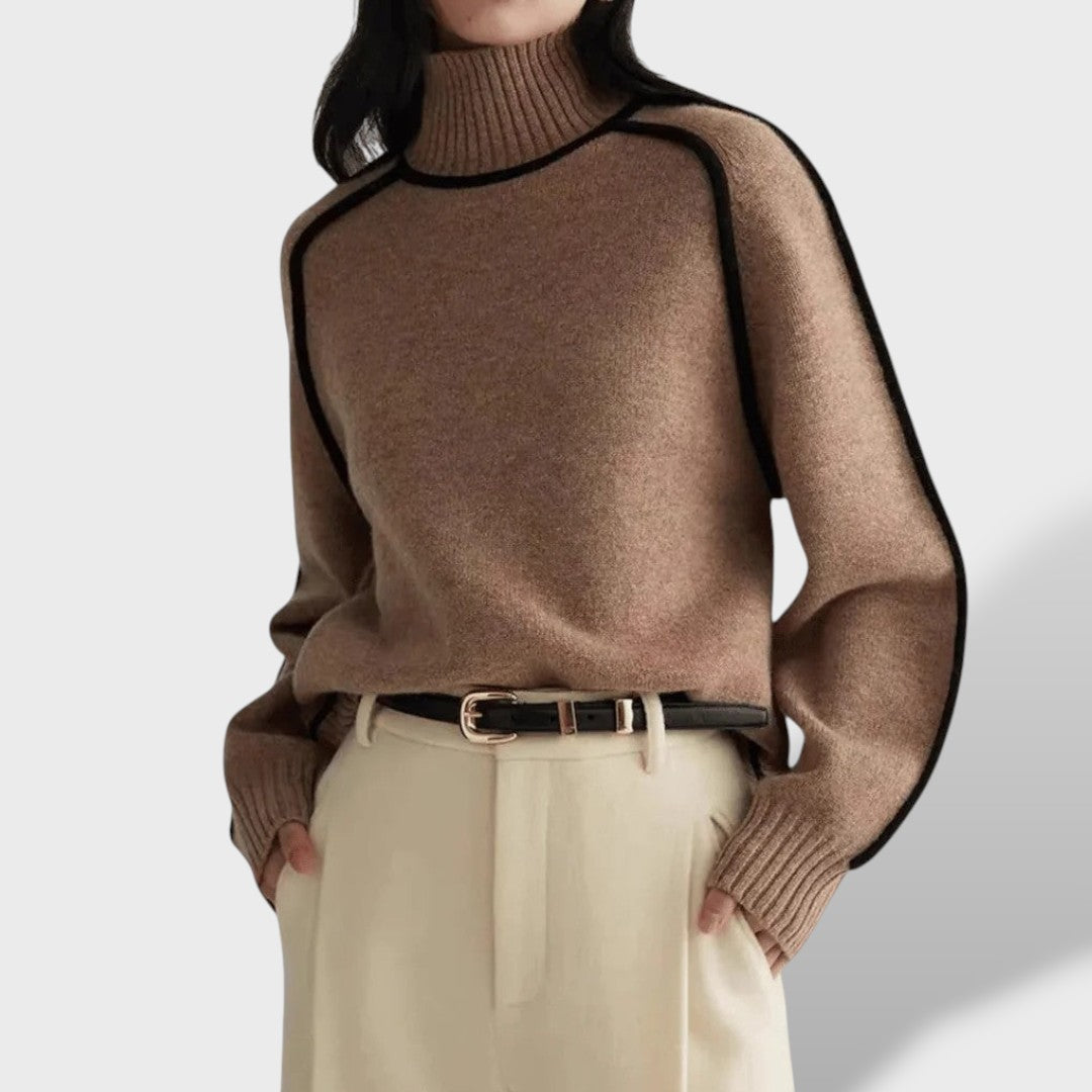 Camila | Suéter cuello alto mujer