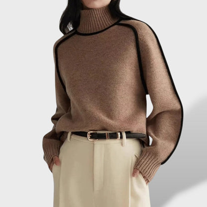 Camila | Suéter cuello alto mujer