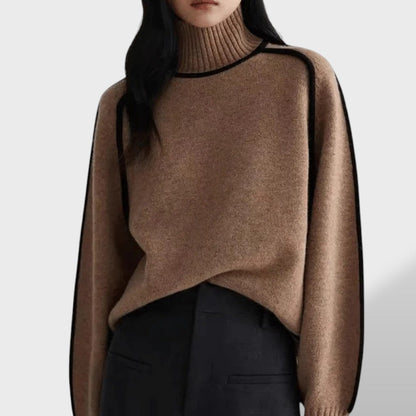 Camila | Suéter cuello alto mujer