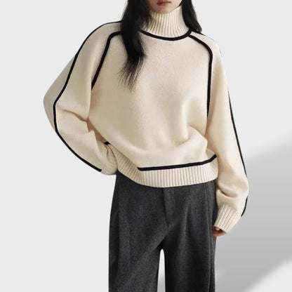 Camila | Suéter cuello alto mujer