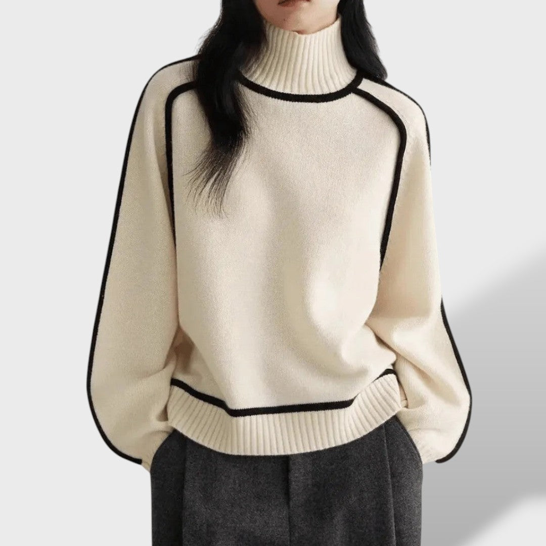 Camila | Suéter cuello alto mujer