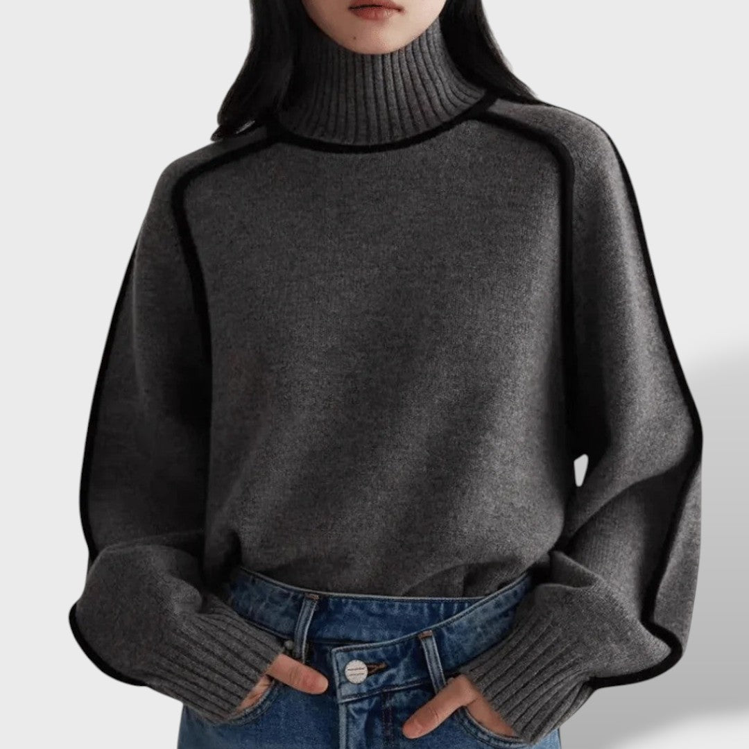 Camila | Suéter cuello alto mujer