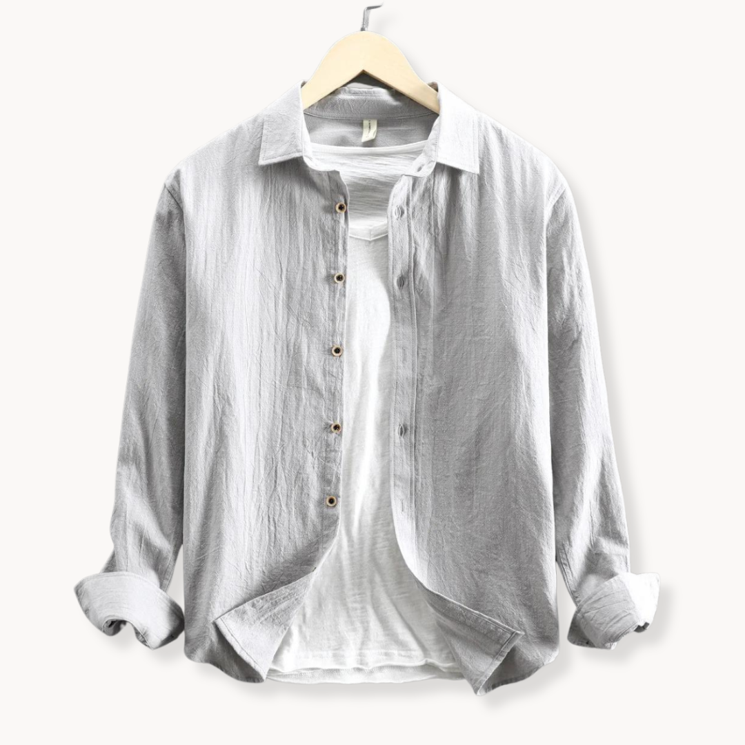Camisa Whistler de Algodón y Lino
