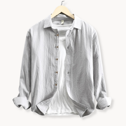 Camisa Whistler de Algodón y Lino