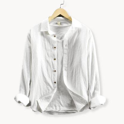 Camisa Whistler de Algodón y Lino