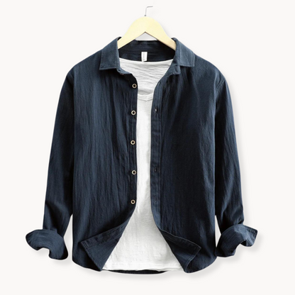 Camisa Whistler de Algodón y Lino