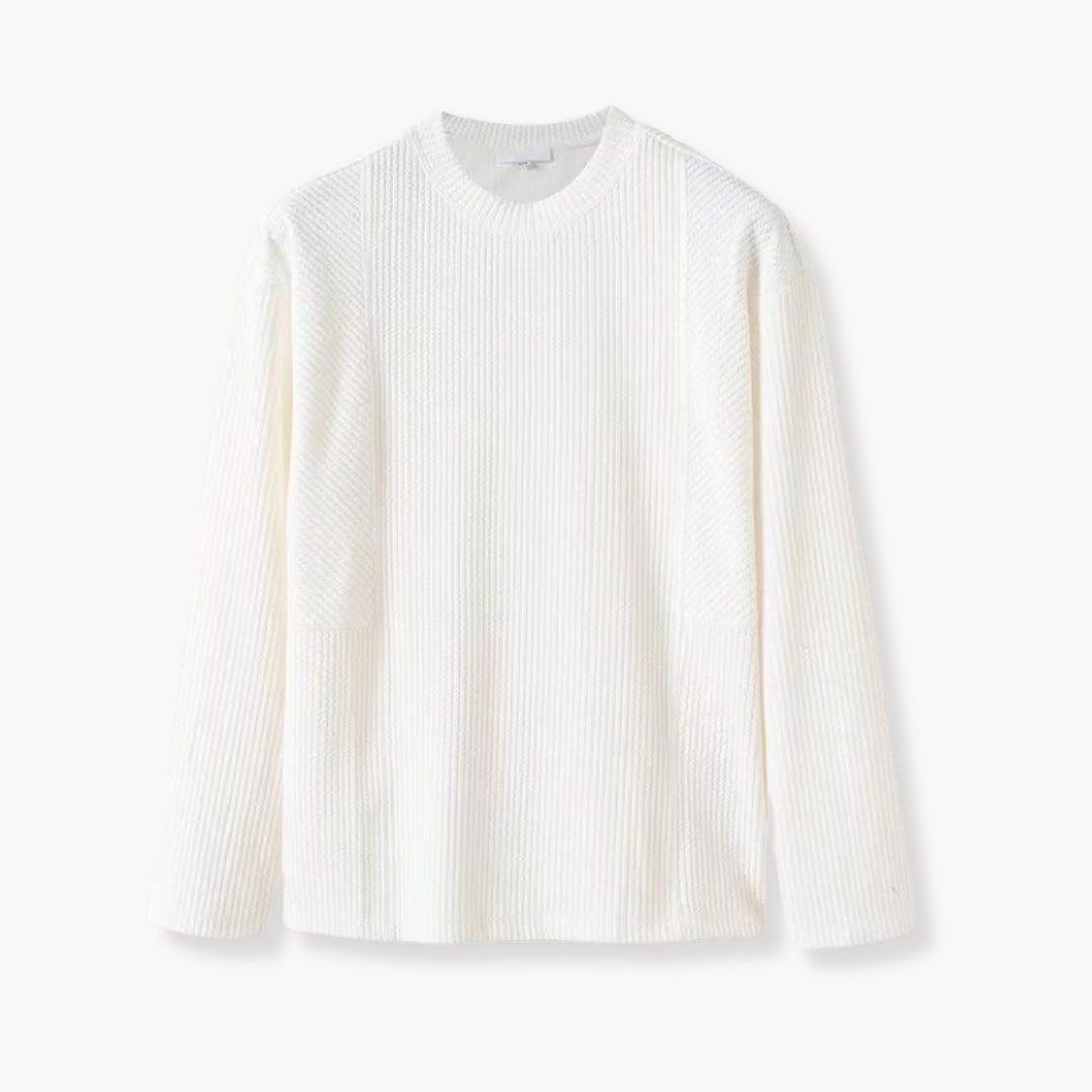 Camiseta de Manga Larga Waffle Transpirable