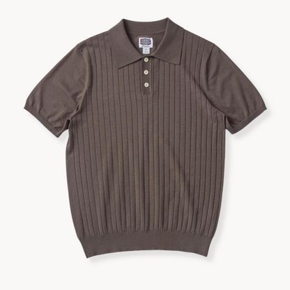 Polo Stefano de Seda y Algodón