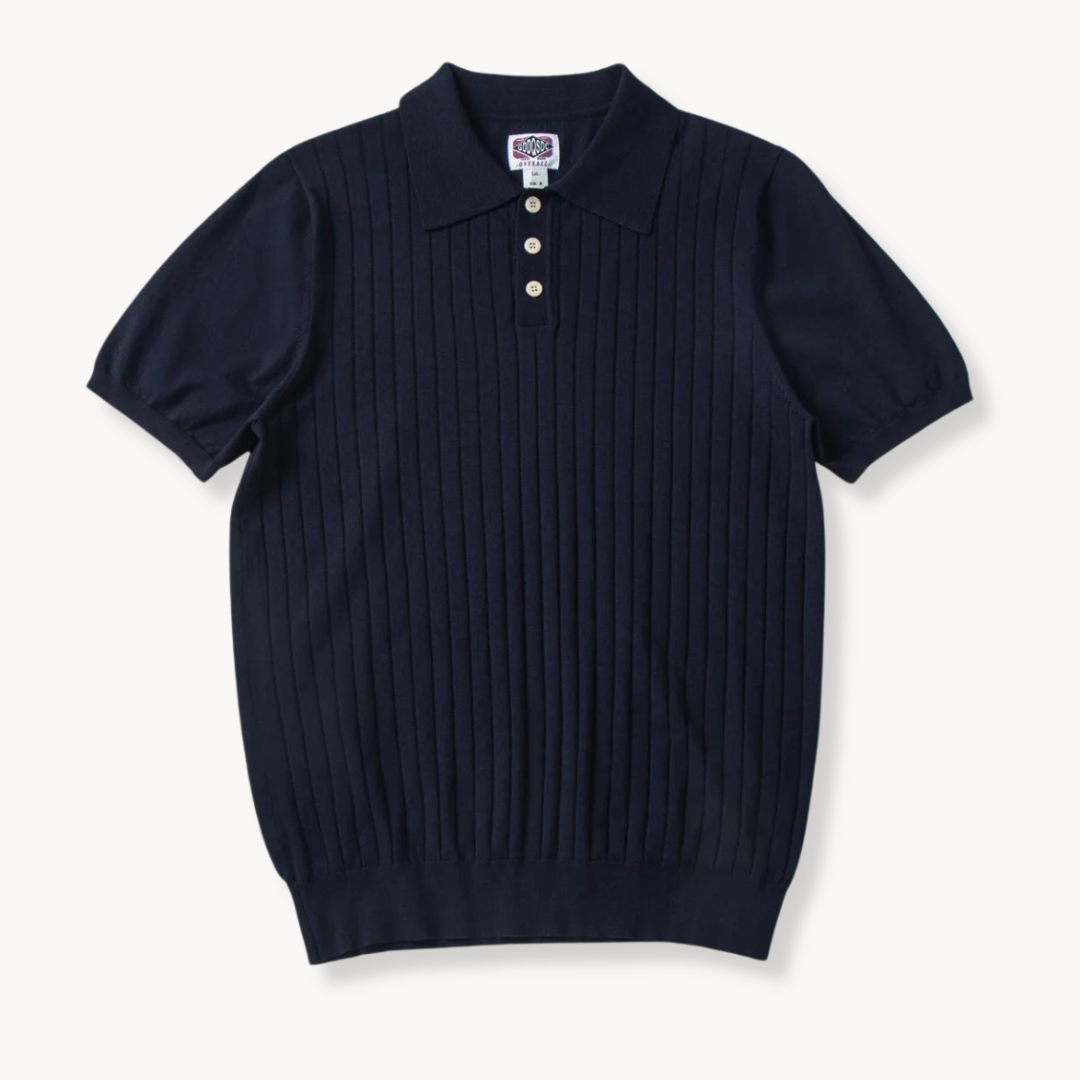 Polo Stefano de Seda y Algodón