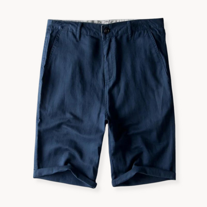 Shorts de Algodón y Lino Velante