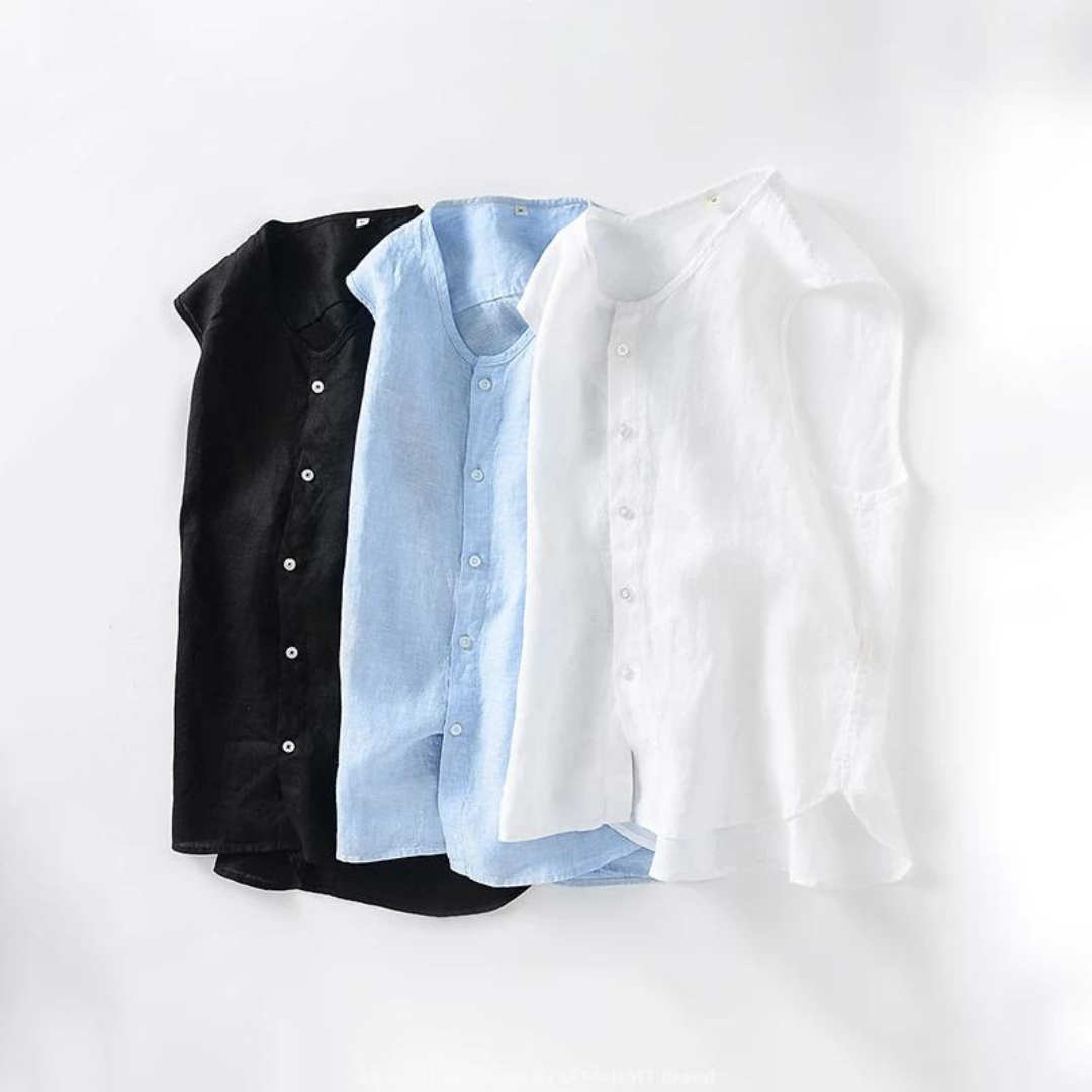 Zephyro Linen Vest