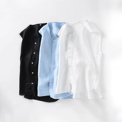 Zephyro Linen Vest
