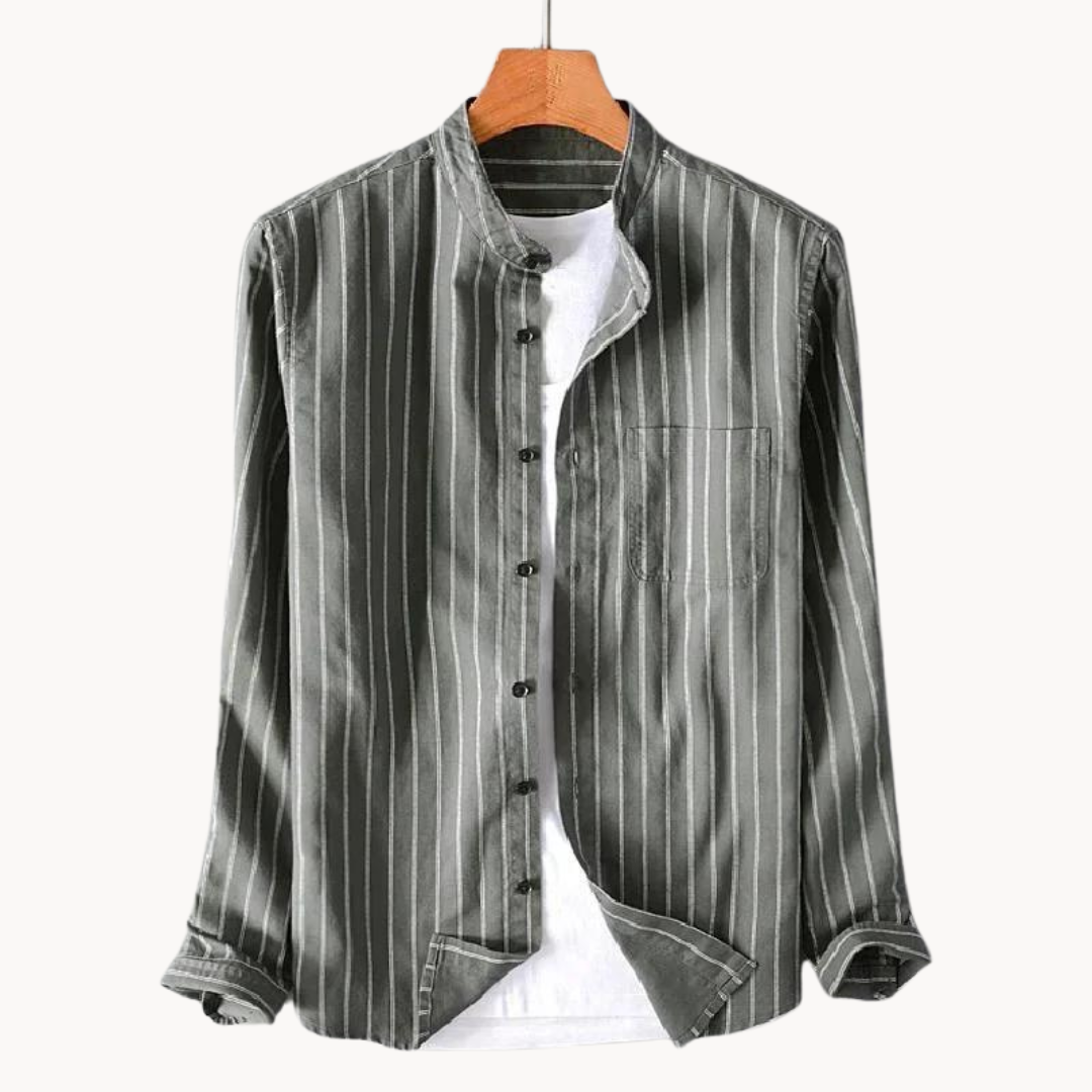 Camisa Piotr de lino y algodón