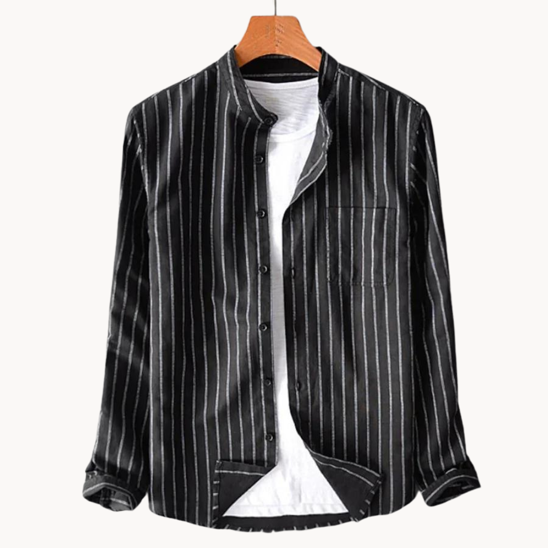 Camisa Piotr de lino y algodón