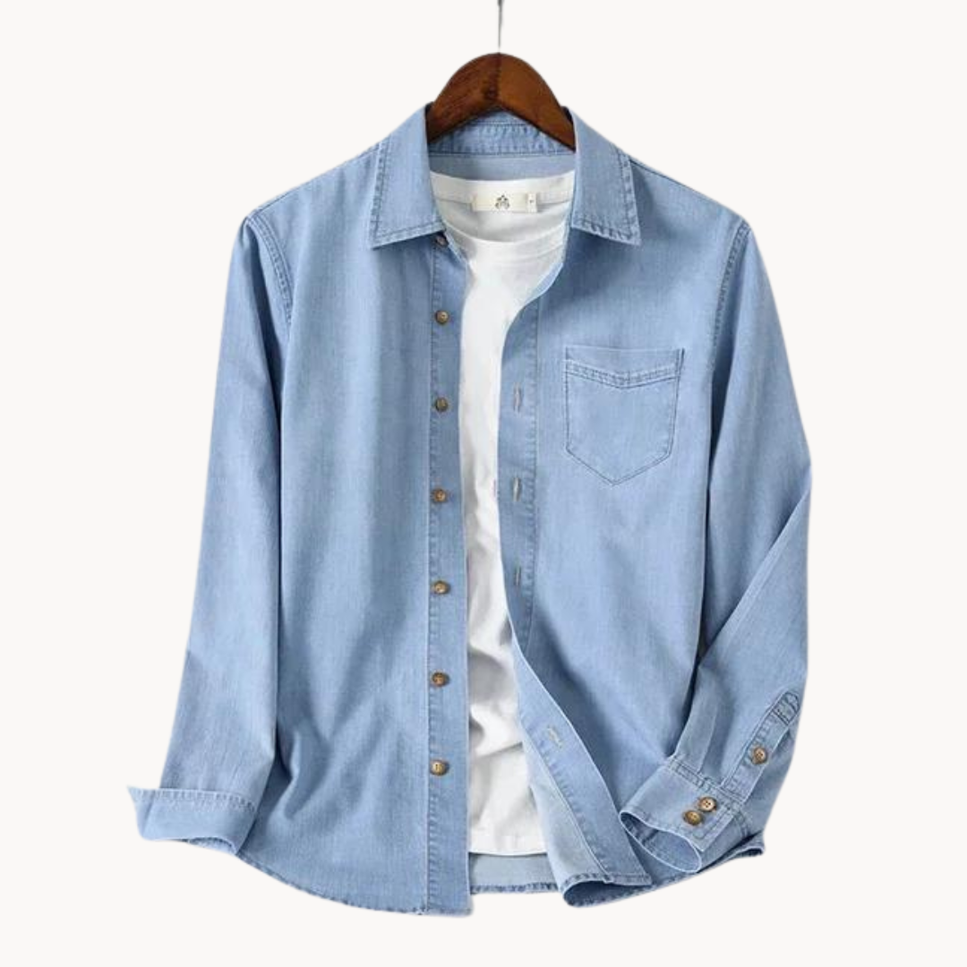 Camisa Renoir de mezclilla/denim ligero