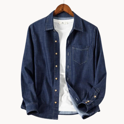 Camisa Renoir de mezclilla/denim ligero