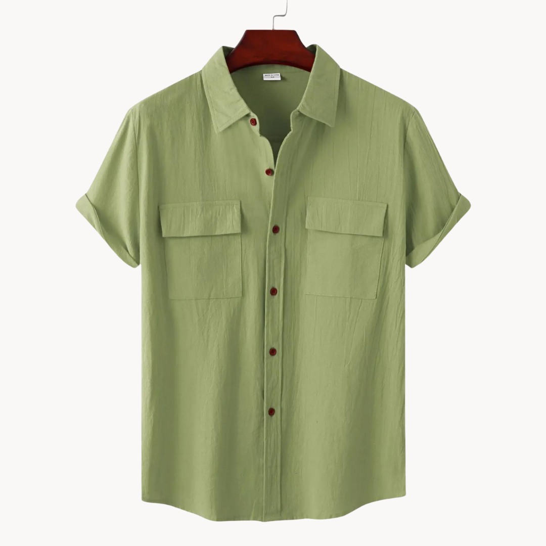 Camisa Isla Vista de Mezcla de Lino