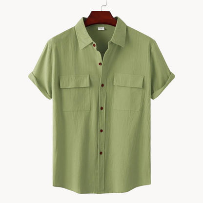 Camisa Isla Vista de Mezcla de Lino