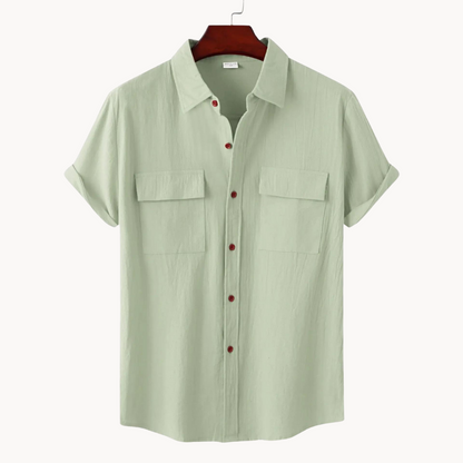 Camisa Isla Vista de Mezcla de Lino
