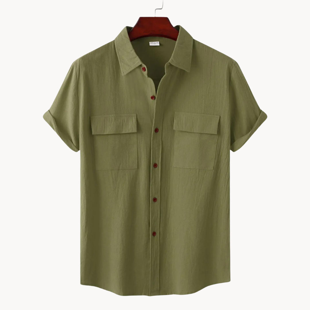Camisa Isla Vista de Mezcla de Lino