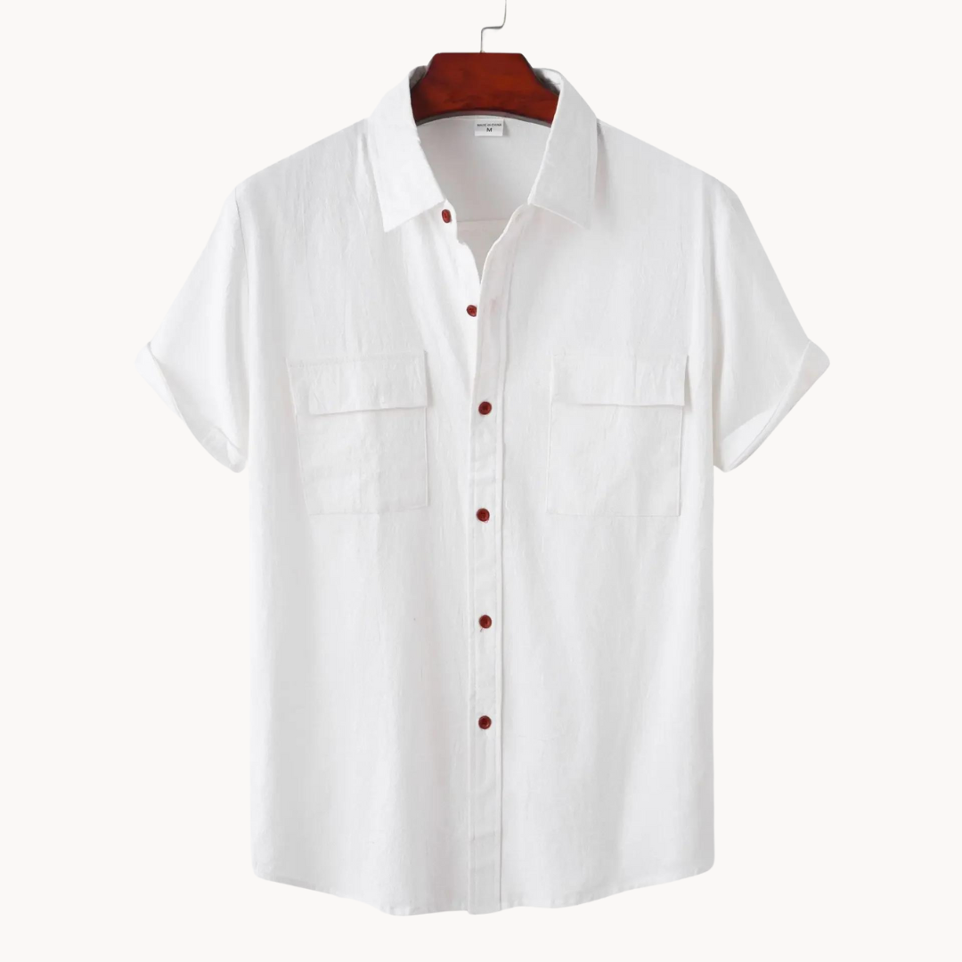 Camisa Isla Vista de Mezcla de Lino