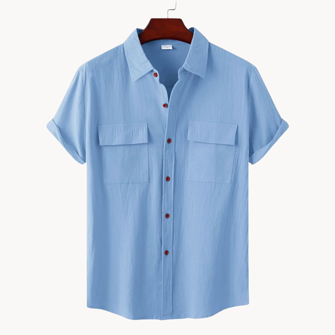 Camisa Isla Vista de Mezcla de Lino