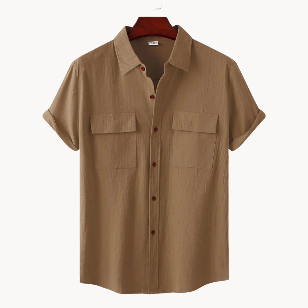 Camisa Isla Vista de Mezcla de Lino