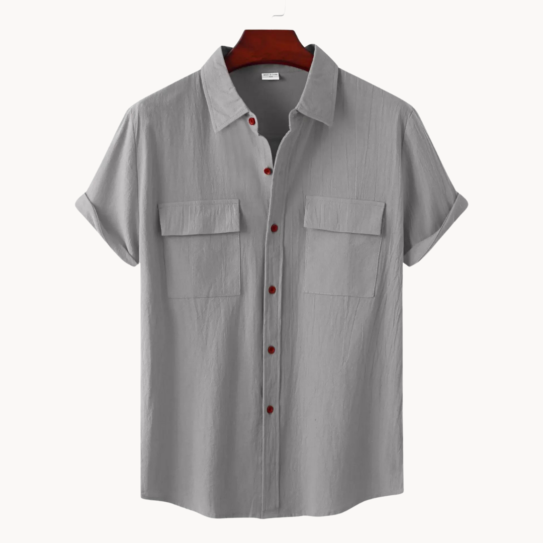 Camisa Isla Vista de Mezcla de Lino