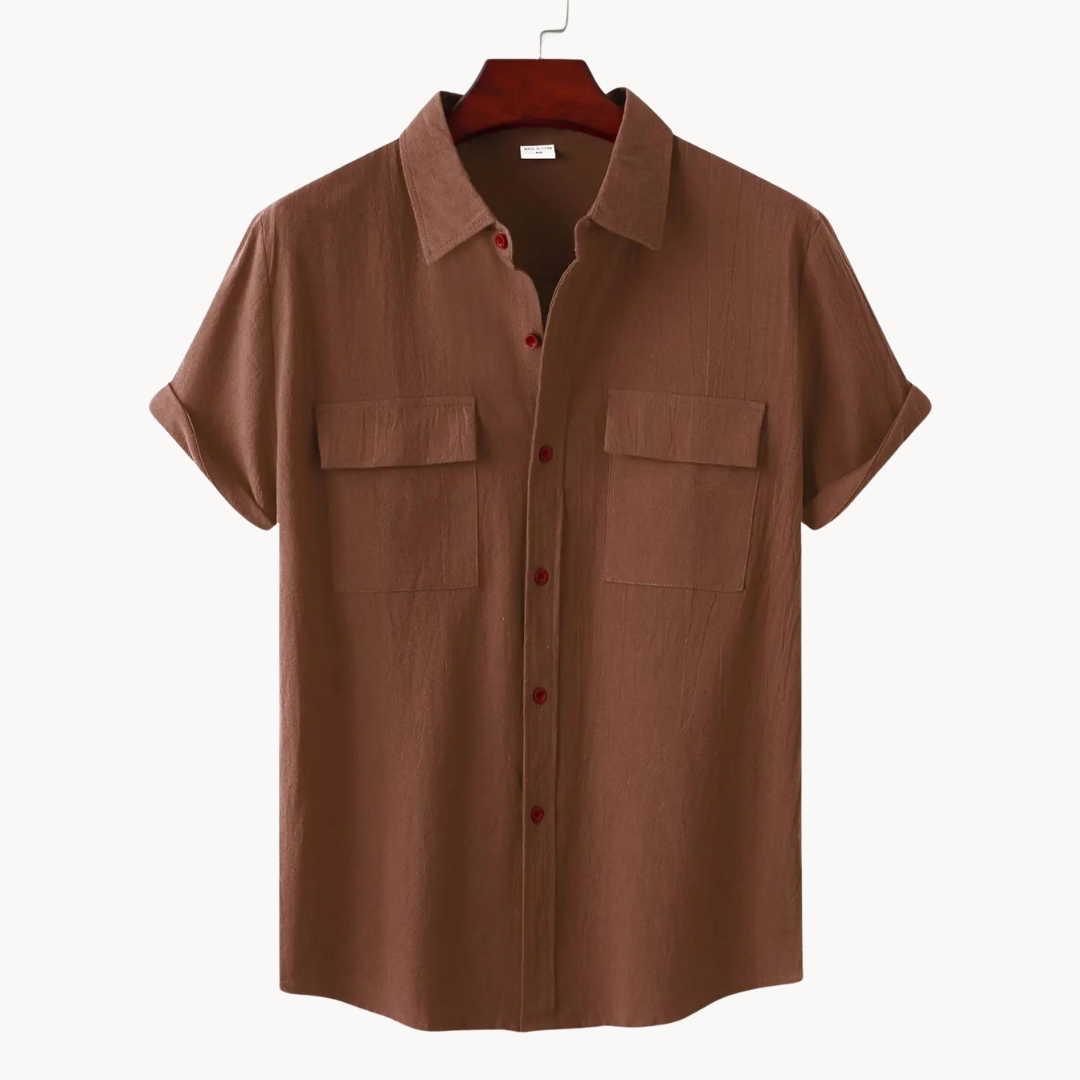 Camisa Isla Vista de Mezcla de Lino