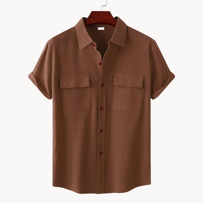 Camisa Isla Vista de Mezcla de Lino