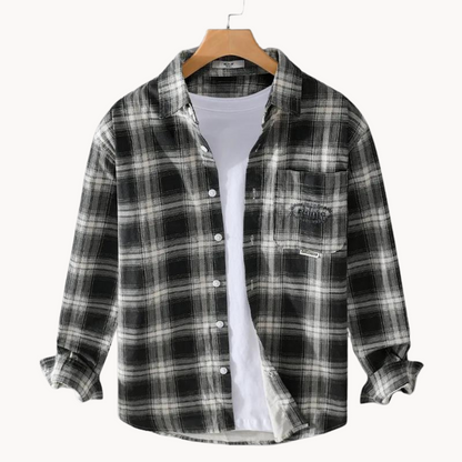 Camisa Highland de Franela Cuadriculada