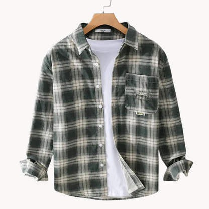 Camisa Highland de Franela Cuadriculada