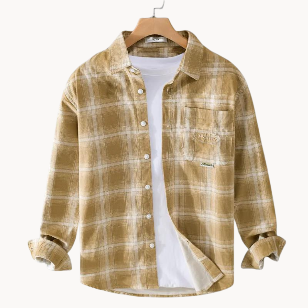 Camisa Highland de Franela Cuadriculada