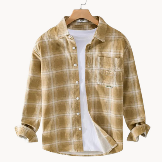Camisa Highland de Franela Cuadriculada