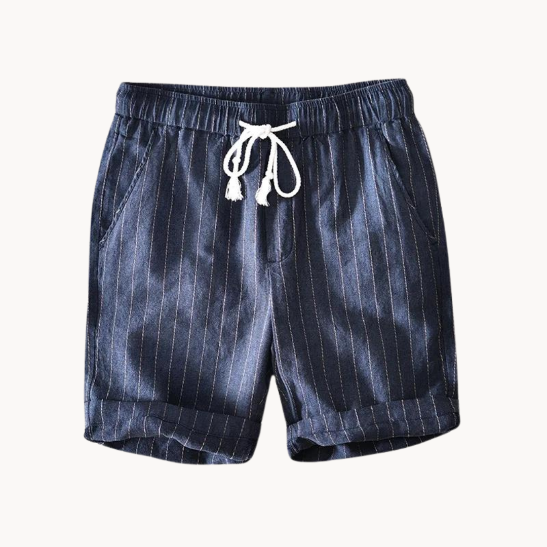 Shorts Amalfi de Mezcla de Lino
