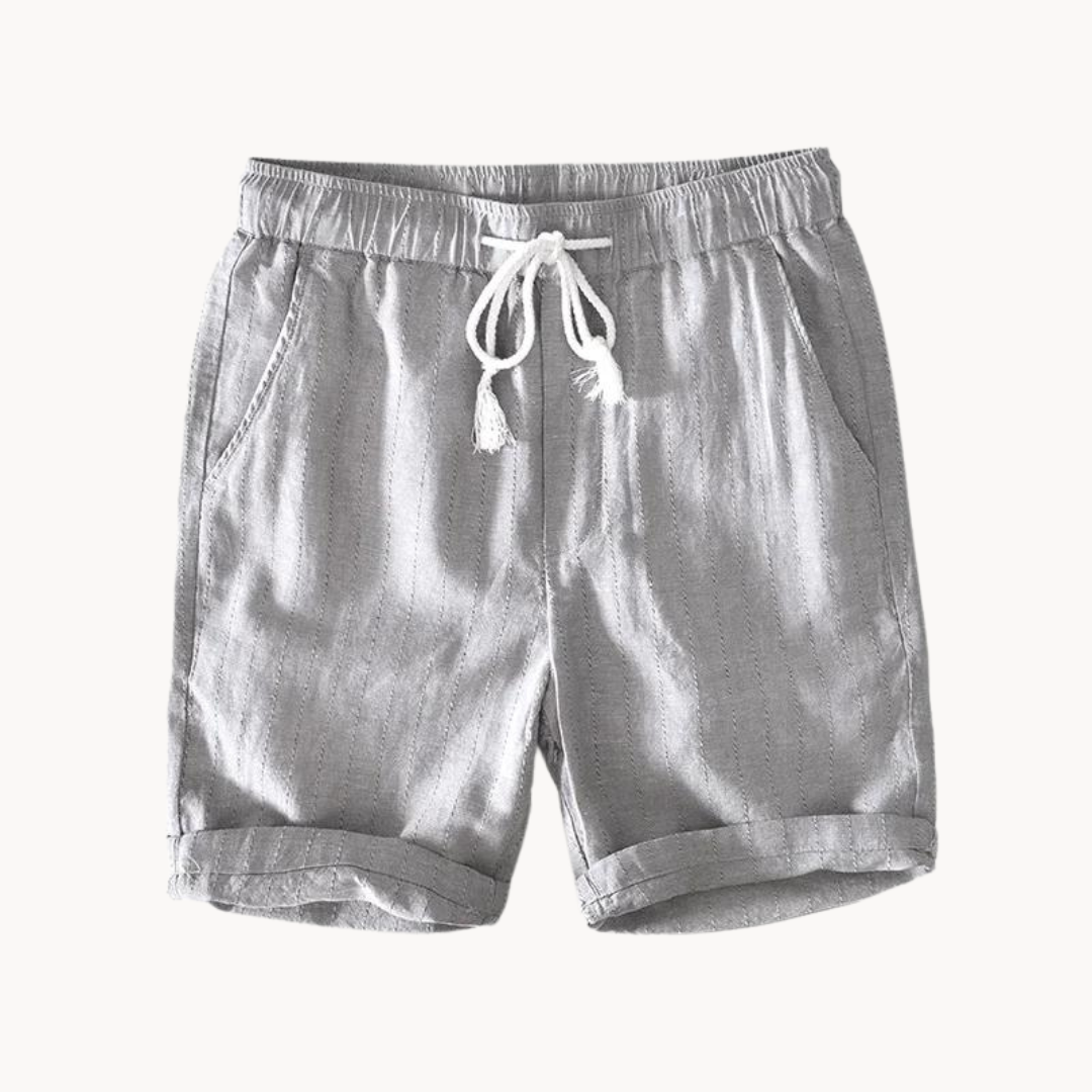 Shorts Amalfi de Mezcla de Lino