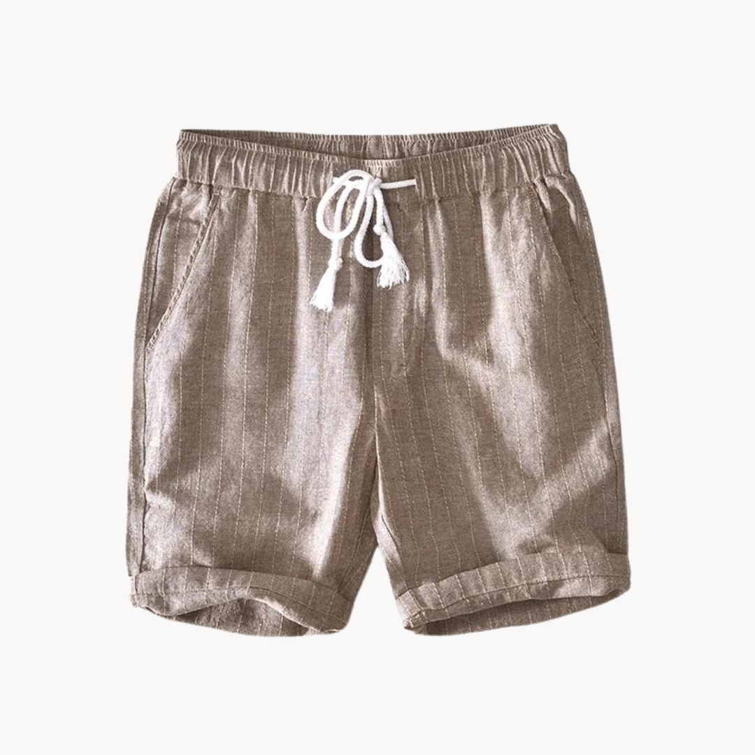 Shorts Amalfi de Mezcla de Lino