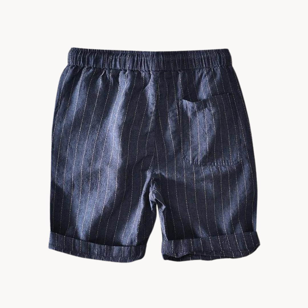 Shorts Amalfi de Mezcla de Lino